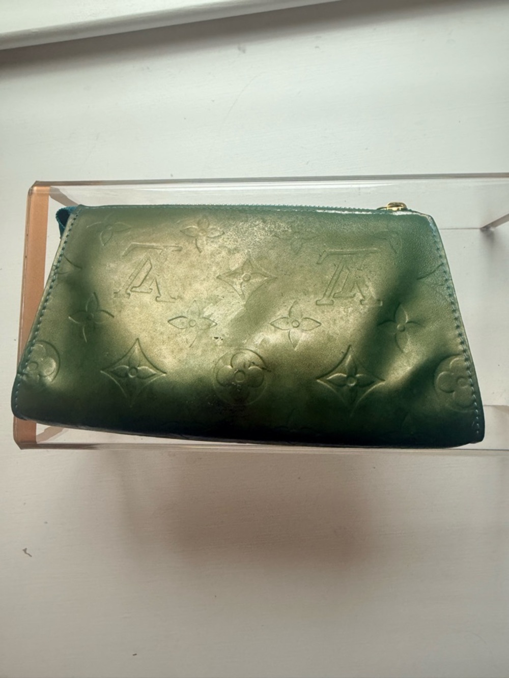 Louis Vuitton Rare Authentic Trousse Cosmetic Pouch in Monogram Vernis - Picture 2 of 15